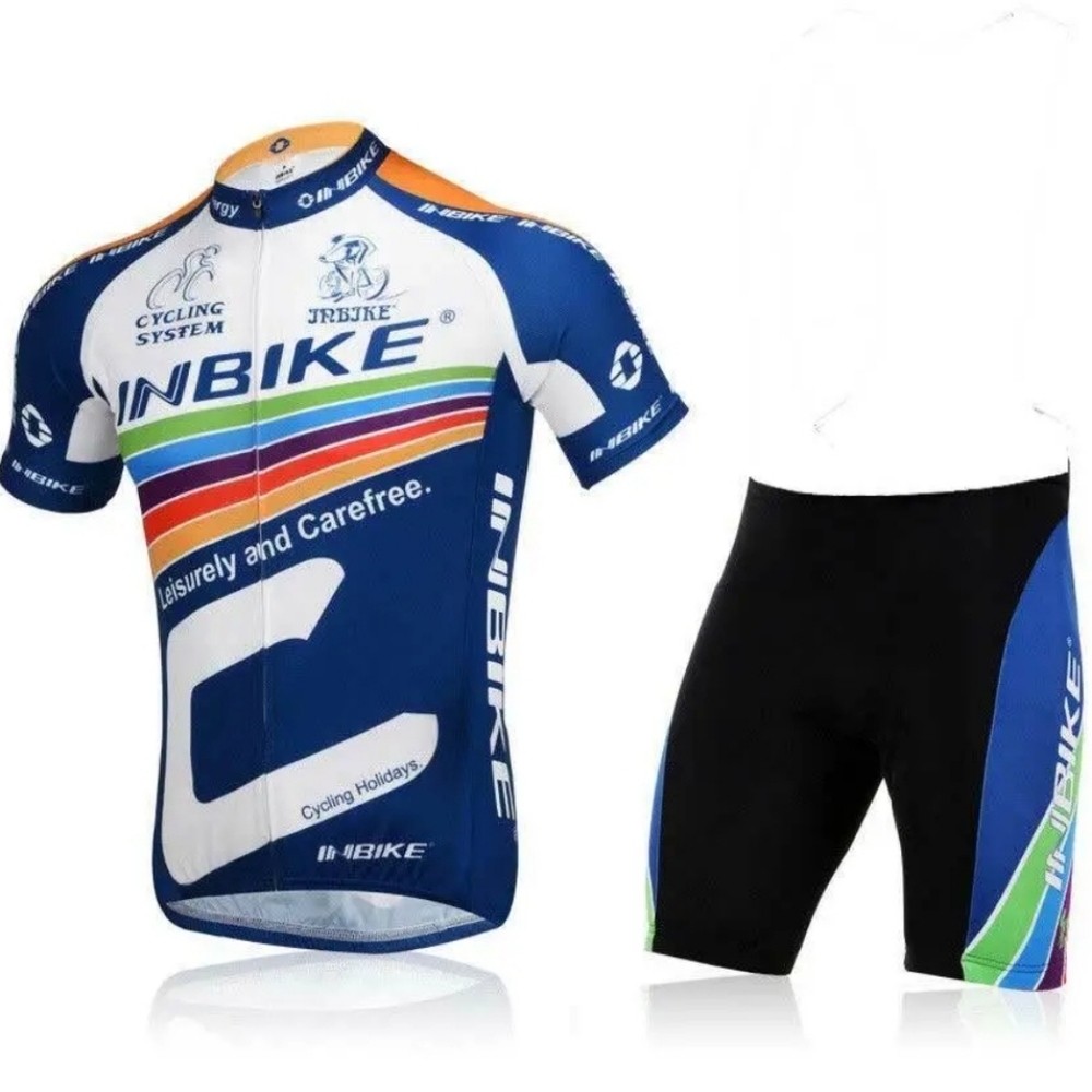 IN BIKE Men's Cycling Jersey and Shorts